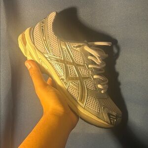 ASICS White Mesh Athletic Shoe